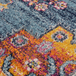 The Rug Edit Blue Multi Traditional Muse Oriental Medallion Rug - thumbnail 7