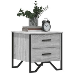 Berkfield Bedside Cabinets 2 Pcs Grey Sonoma 40X41X40 Cm Engineered Wood - thumbnail 4