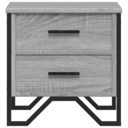 Berkfield Bedside Cabinets 2 Pcs Grey Sonoma 40X41X40 Cm Engineered Wood - thumbnail 5