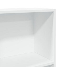 Berkfield Versatile Bookcase White 60X24X176 Cm Engineered Wood - thumbnail 7