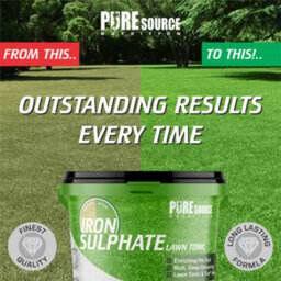 Iron Sulphate 5Kg - Makes Grass Greener, Hardens Turf And Prevents Lawn Disease Makes Upto 5000L & Covers Upto 5000M2 By Psn - thumbnail 2