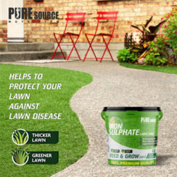 Iron Sulphate 5Kg - Makes Grass Greener, Hardens Turf And Prevents Lawn Disease Makes Upto 5000L & Covers Upto 5000M2 By Psn - thumbnail 7