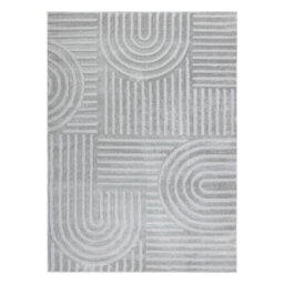 RugsX Carpet Balance 1918 Grey - Geometric, Structural, Glamour  120X170 Cm - thumbnail 3
