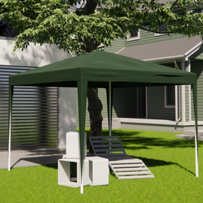 Alivio 3 X 3M Garden Pop Up Gazebo, Outdoor Party Tent Canopy (Green)