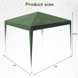 Alivio 3 X 3M Garden Pop Up Gazebo, Outdoor Party Tent Canopy (Green) - thumbnail 5