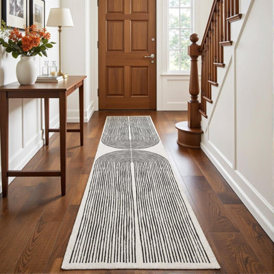 Decoranddecor Hallway Runners, Washable Rugs, Carpet Runner Rug, 60X240Cm, Non-Slip, Pet Friendly, Low Pile, Modern Rug - Brayen - image 1