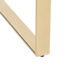 Beliani Console Table Tilon Tempered Glass Gold - thumbnail 6