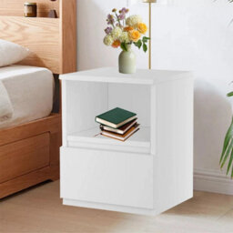 1 Drawers-32X30X41Cm Modern Bedside Table Drawers Cabinet Bedroom Furniture Storage Nightstand Shelf - thumbnail 3