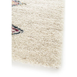 Melrose Noble Non Shedding Diamonds Design Living Natural X-Large Area Rug 200/290Cm - thumbnail 6