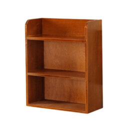 Desktop Organizer Home Desk Wooden Storage Rack Display Shelf Small Wall Cabinet - thumbnail 1