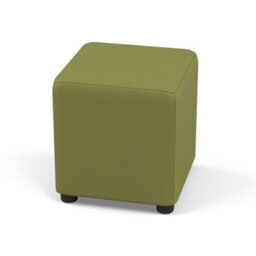 Faux Leather Cube Seating Lime Green Faux Leather - thumbnail 5