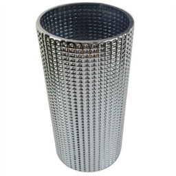 Leaf Glass Vase Silver Dot Glass Vase 30Cm Botanik - thumbnail 5