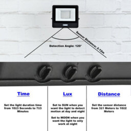 Harper Living Pir Floodlight With Fast Connector, Weatherproof Ip65, 30 Watts - thumbnail 4