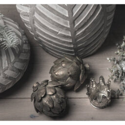 Antique Bronze Artichoke Sculpture - Elegant Botanical Decor - thumbnail 3