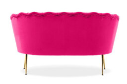 Pink Velvet  2 + 1 Seat Sofa And Chair Set For Living Room & Office Daisy - thumbnail 5