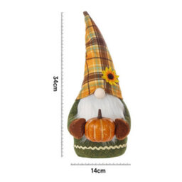 Living And Home Handmade Autumn Harvest Gnome Decoration Fall Ornament - thumbnail 7