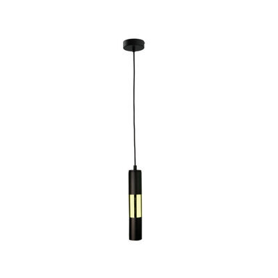 Luminosa Lighting Luminosa Magnum Slim Pendant Ceiling Light Black, Gold, 10Cm, 1X Gu10