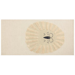Beliani Kids Rug Balari Beige 80 X 150 Cm Cotton - thumbnail 1