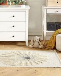 Beliani Kids Rug Balari Beige 80 X 150 Cm Cotton - thumbnail 2