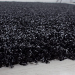 UETIAN Luxurious Shaggy Rugs Soft Extra Thick Area Rugs Heavy 5Cm Dense Pile For Living Room Bedroom Hallway (Anthracite, 80 X 150Cm) - thumbnail 3