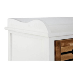 Orsina Natural And White 3 Drawer Chest, Contemporary Drawer Chest, Modern Drawers Unit, White 3 Drawer Dresser Unit - thumbnail 4