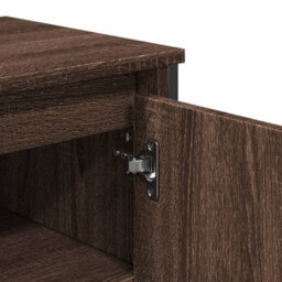 Berkfield Bathroom Sink Cabinet Brown Oak 91X35X60 Cm Engineered Wood - thumbnail 7