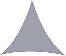Grey 4X4X4M Triangular Shade Sail Waterproof Uv Resistant - thumbnail 1