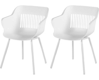 Hartman Jill Rondo Aluminum Chairs (Pair) Royal White - image 1