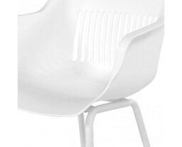 Hartman Jill Rondo Aluminum Chairs (Pair) Royal White - thumbnail 3