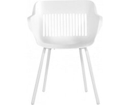 Hartman Jill Rondo Aluminum Chairs (Pair) Royal White - thumbnail 2