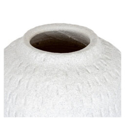 Hill Interiors Ashen Round Vase White (20Cm X 23Cm X 23Cm) - thumbnail 2