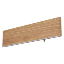 Luminosa Lighting Luminosa Siegfried 30Cm Integrated Led Wall Lamp Wood Look Led 3000K - thumbnail 2