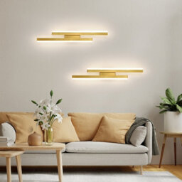 Pheashine Gold Nordic Led Acrylic Wall Lamp, 40X9.5X4Cm With 3-Color Light 3000/4500/6500K - thumbnail 9