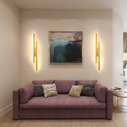 Pheashine Gold Nordic Led Acrylic Wall Lamp, 40X9.5X4Cm With 3-Color Light 3000/4500/6500K - thumbnail 7