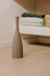 Cosmic Toilet Brush & Holder, Lime, Unique Design, Soft-Finish Coating, Saku Collection - thumbnail 6