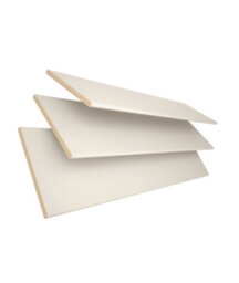 50mm Slat Cream Real Wood Venetian Blind With Strings 120Cm Drop 240Cm Wide - thumbnail 2