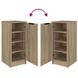 Berkfield Sturdy Shoe Cabinet Sonoma Oak 30X35X70 Cm Engineered Wood - thumbnail 8