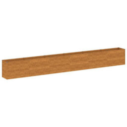 Berkfield Durable Garden Raised Bed 578X50X69 Cm Corten Steel - thumbnail 1