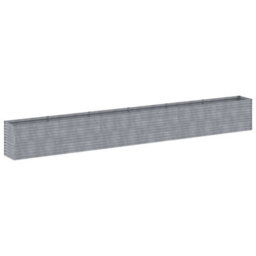 Berkfield Durable Garden Raised Bed 578X50X69 Cm Corten Steel - thumbnail 3