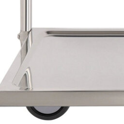 2Tier Catering Stainless Steel Kitchen Trolley Food Rack Storage Serving Cart - thumbnail 4
