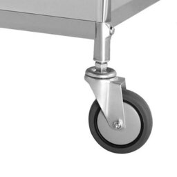 2Tier Catering Stainless Steel Kitchen Trolley Food Rack Storage Serving Cart - thumbnail 5