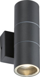 Luminosa Lighting Luminosa Knightsbridge 230V Ip54 Gu10 Up And Down Wall Light - Anthracite - Owall02A - thumbnail 1