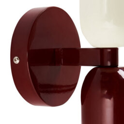 Wyld And Coco Brightnest Red Two-Light Up-Down Wall Sconces Set Of 2 For Living Rooms, Hallways And Bedrooms - thumbnail 8