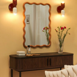 Wyld And Coco Brightnest Red Two-Light Up-Down Wall Sconces Set Of 2 For Living Rooms, Hallways And Bedrooms - thumbnail 2