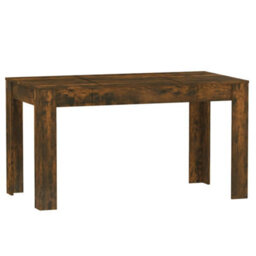 Vidaxl Dining Table Smoked Oak 140X74.5X76 Cm Engineered Wood - thumbnail 2