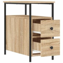 Berkfield Bedside Cabinets 2 Pcs Sonoma Oak 30X60X60 Cm Engineered Wood - thumbnail 7