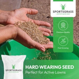 Lawns Direct™ Sportsgrass™ 10Kg Professional Durable Hardwearing Grass Seed For Sports Pitches Football Rugby Tennis Covers 400M2 - thumbnail 5