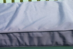 Garden Market Place Garden Furniture Cushion- 3 Seater Garden Bench Cushion In Light Grey - thumbnail 2