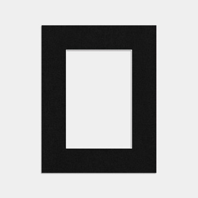 Ak Frames 9X7 Black Picture Mounts To Fit 6X4 Aperture Size - Mount Board Only (No Frame Included) - image 1