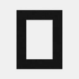 Ak Frames 9X7 Black Picture Mounts To Fit 6X4 Aperture Size - Mount Board Only (No Frame Included) - thumbnail 1